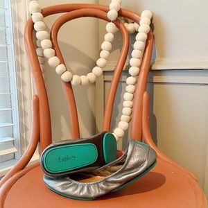 Silver Tieks - size 9, worn twice